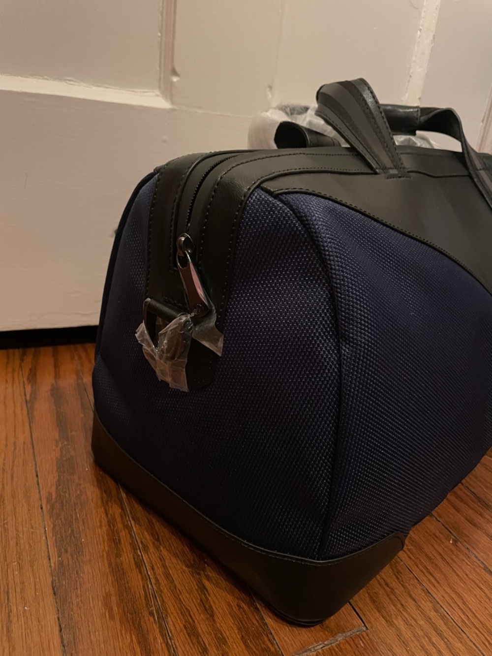 NWT S.T. Dupont Defi Millennium Cosy Small Travel Bag in Black and Blue - Picture 5 of 9
